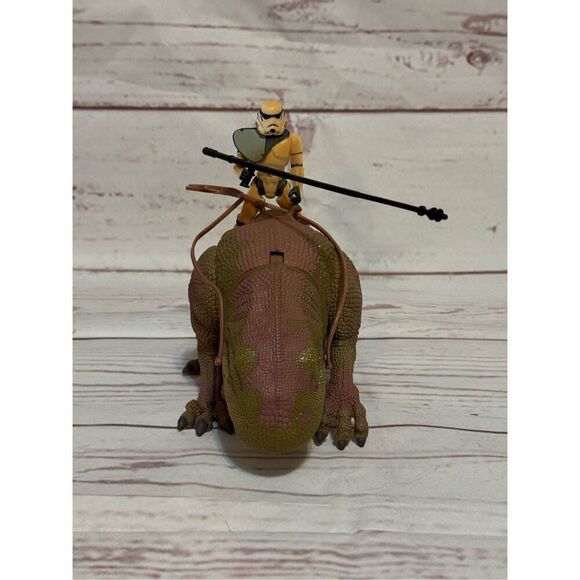 Star Wars Trilogy The Power Of The Force Dewback And Sandtrooper 1997 Kenner - Picture 2 of 10